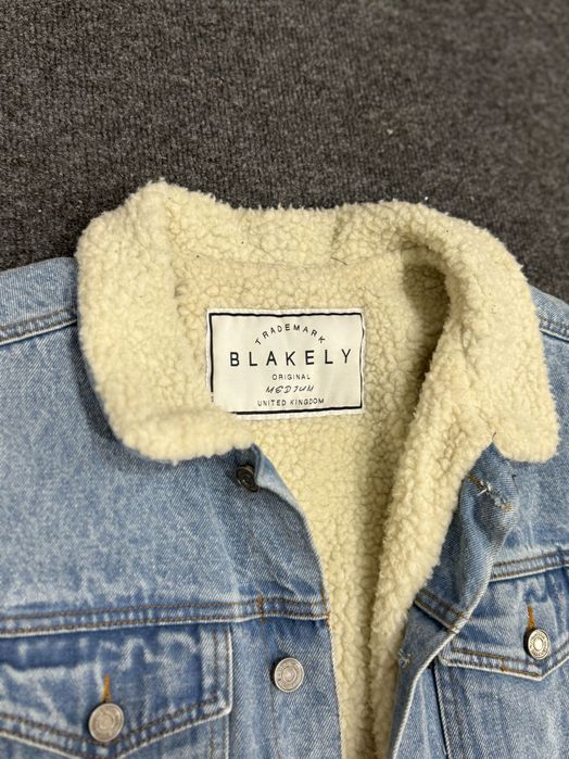 Чоловіча утеплена джинсова куртка