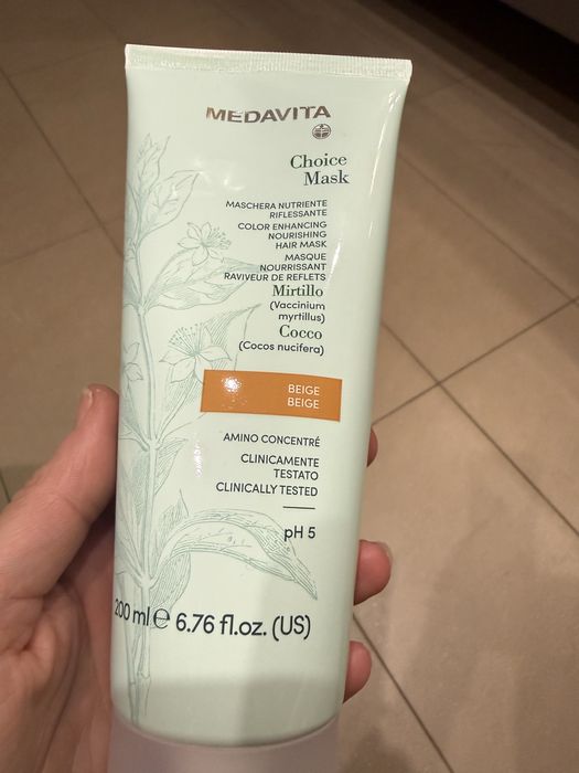 Maska koloryzujaca Medavita beż