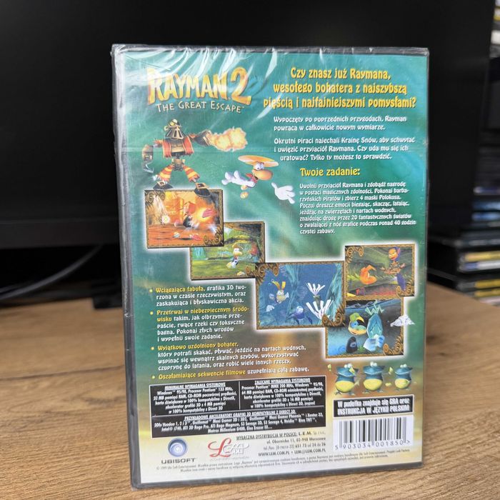 PC # Rayman 2 The Great Escape PL (Folia)