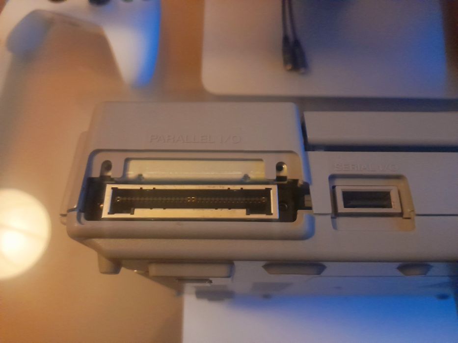 PS1 - japonesa (60Hz) c/mod chip e PSU europeia