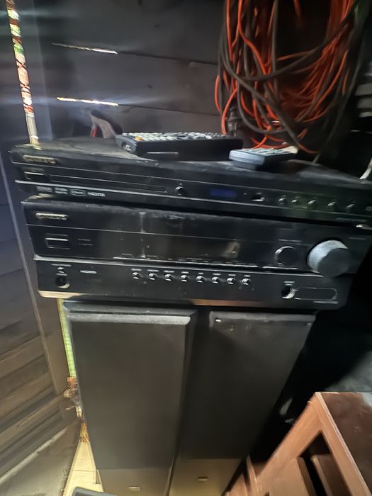 Onkyo Av Receiver HT-R538 +dvd+Głośniki Maudio 2szt