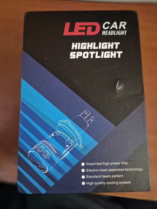 F90 лінзи H4 BI-LED, би-лед  лампи.