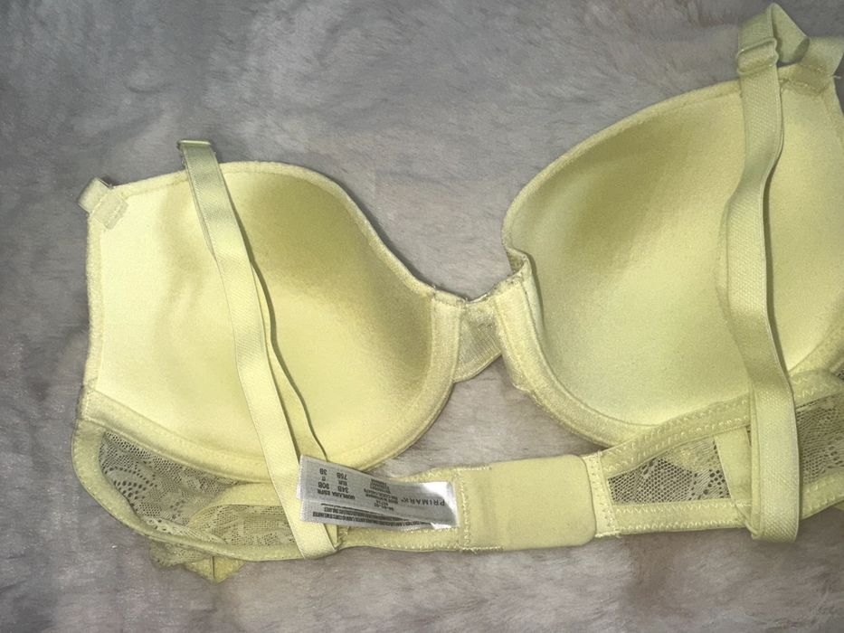 Primark biustonosz delikatnie żółty 75 B