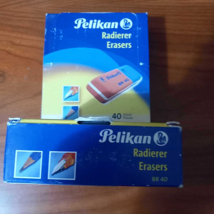 Borrachas Pelikan BR40 NOVO com 40 unidades.