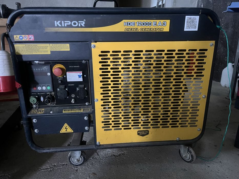 Gerador trifasico Kipor KDE 12000 EA 3 Disel Generator