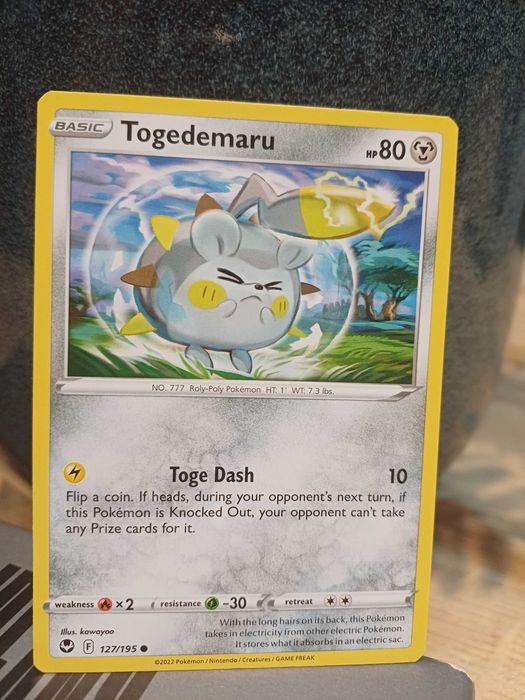 Carta Pokémon Togedemaru #127