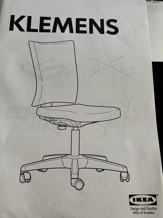 1 Cadeira de escritorio KLEMENS IKEA
