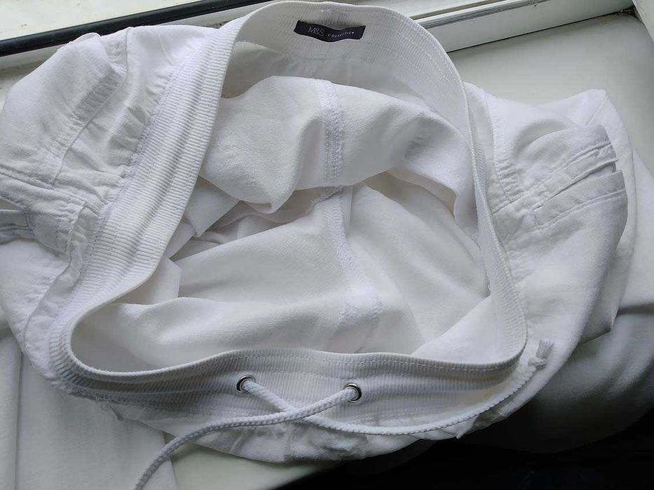 Льняные брюки  разм 16/44  50/52 льон лляны штани