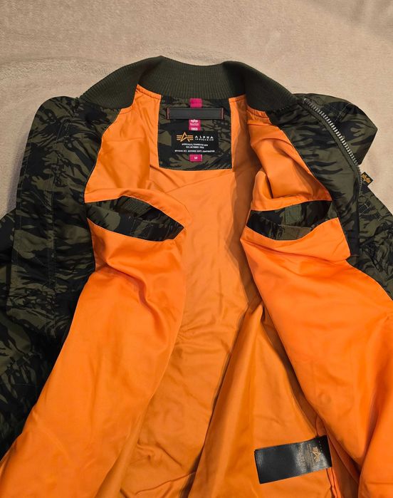 Alpha Industries kurtka moro MA-1 TT Camo bomberka r. M wiosna lato