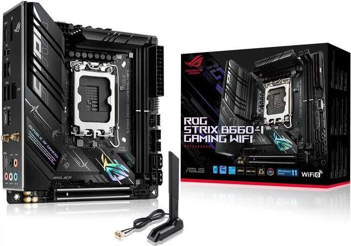 Материнська плата Asus ROG STRIX B660-I Gaming Wi-Fi s1700, PCI-Ex16