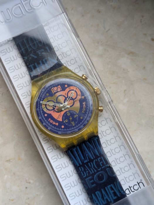 Swatch Chrono 100 lecie olimpiad 1994