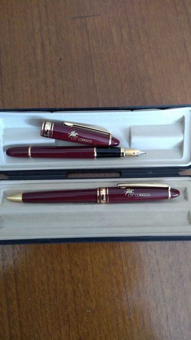 Conjunto caneta e esferográfica ctt
