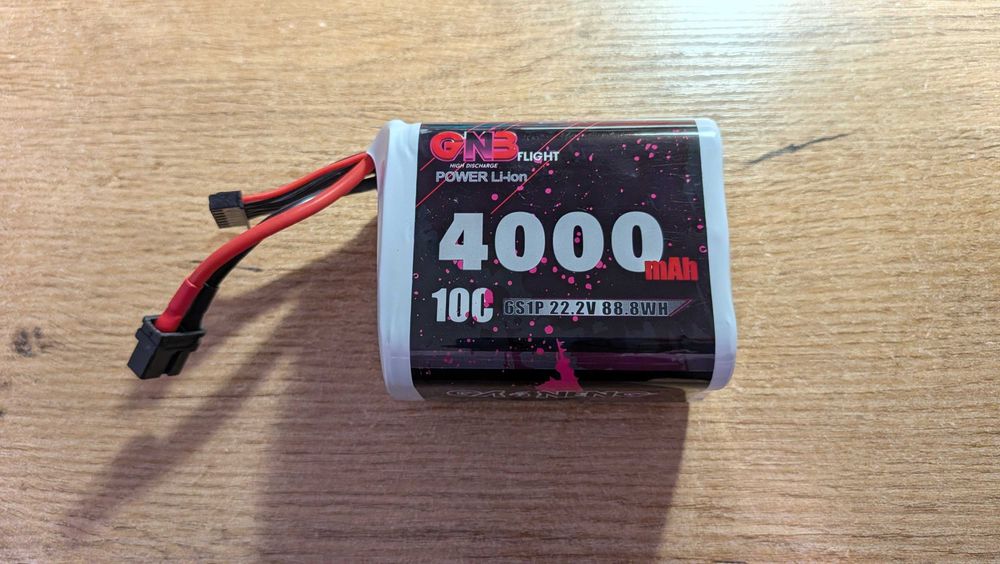 Gaoneng GNB 6S 4000mAh XT60 Li-ion bateria do drona fpv long range