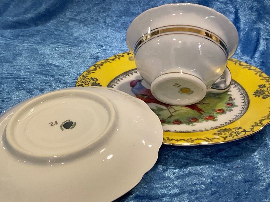Chavena de chá trio porcelana ,anúncios abaixo