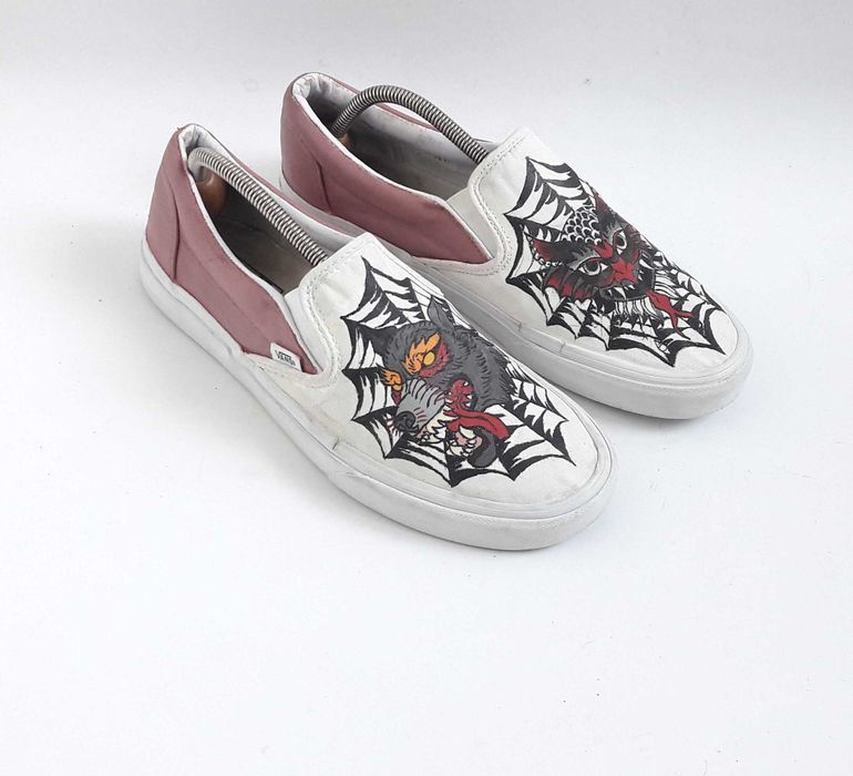 Vans кроссовки кастомний рисунок