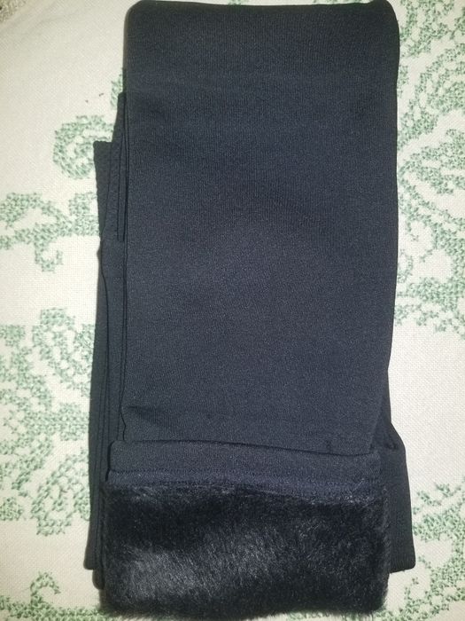 Жіночі теплі безшовні лосіни, лосини в рубчик