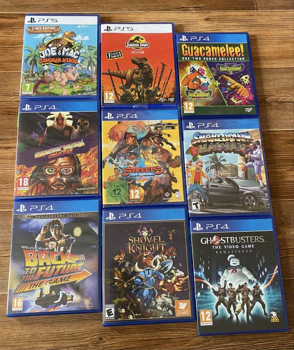 Sony PS4: A Way out, Jurassic Park, Final Fantasy, Psychonauts,Joe&Mac