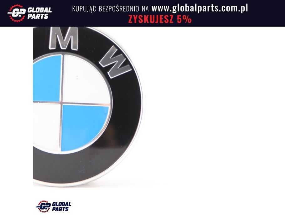 BMW E46 E90 F31 F33 F80 Emblemat Znaczek Klapy Bagażnika Tył 74MM