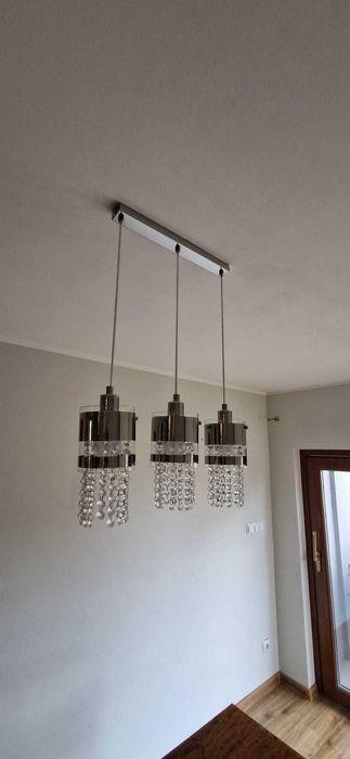 Zestaw dwóch lamp, żyrandol, lampy sufitowe + GRATISY