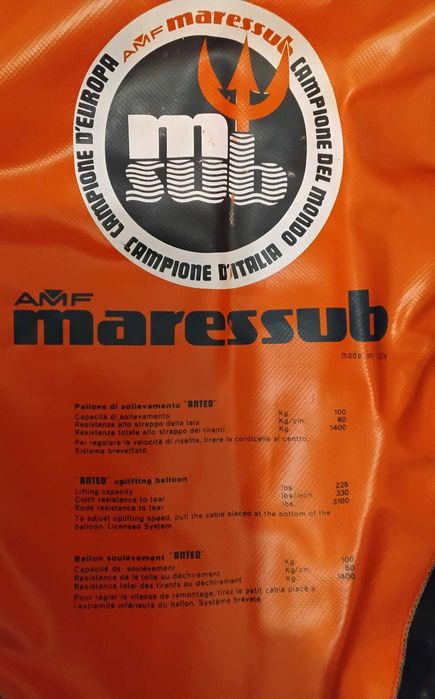 Vendo Conjunto de Balões de Elevação Profissionais para Mergulho