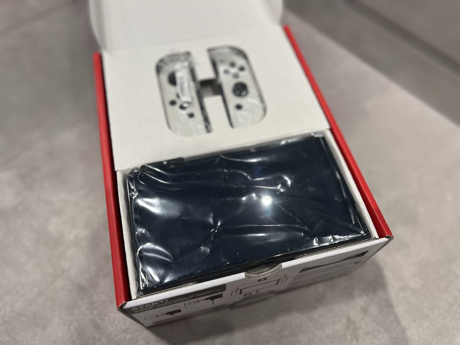 Jak nowa konsola Nintendo Switch Oled biala + gwarancja