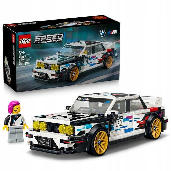 Lego Speed Champions 77263 Bmw M3 E30 Zestaw Klocków Samochód *NOWE*