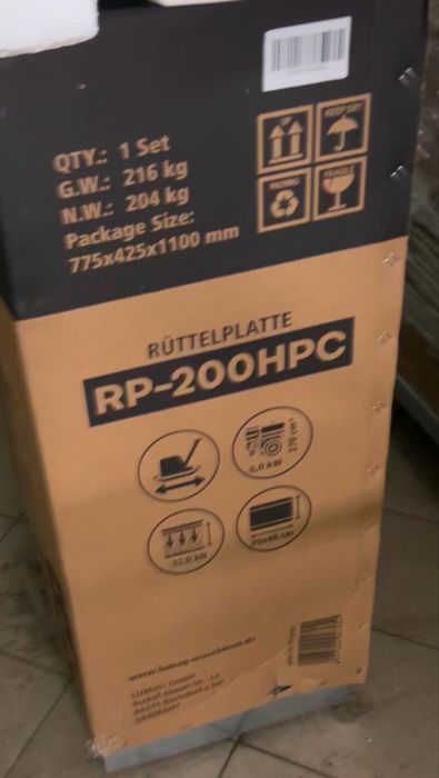 Zageszczarka rewersyjna LUMAG RP 200 HPC