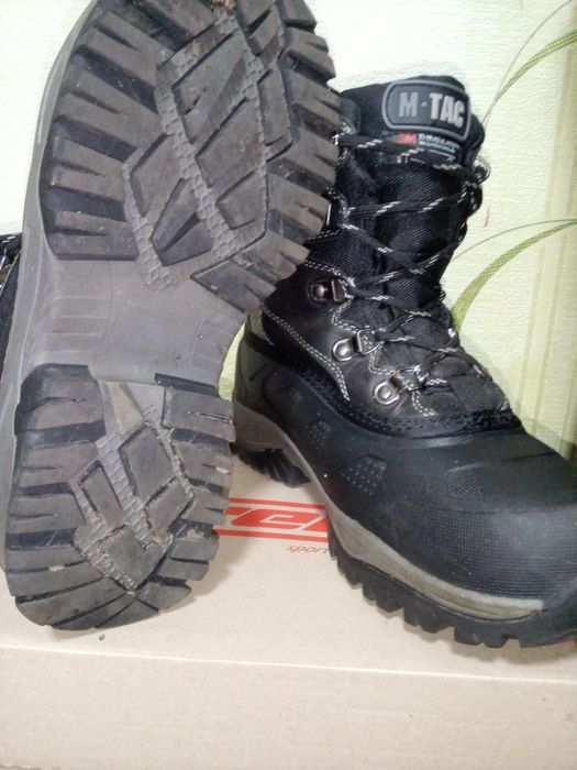 M-TAC черевики тактичні зимові THINSULATE BLACK