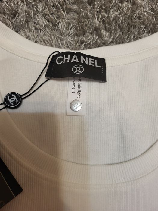Майка в рубчик chanel, L