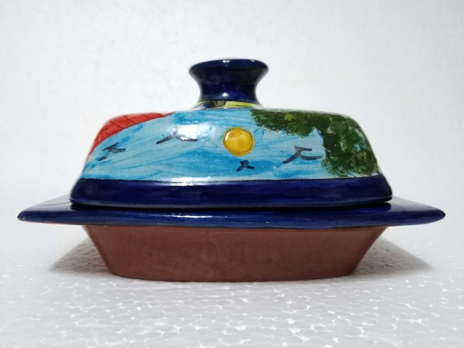 Manteigueira "Milfontes" Olaria Tradicional Port. S. Pedro do Corval