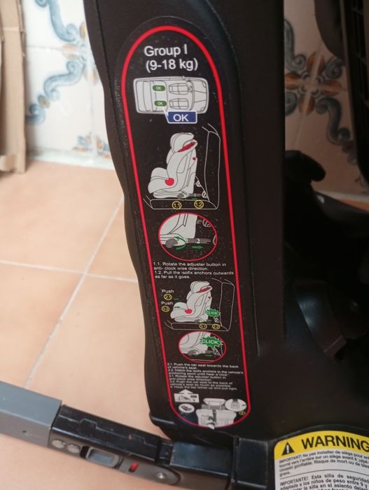 Cadeira auto para criança
