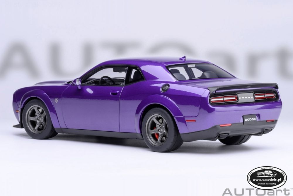 Nowość AUTOart Dodge Challenger SRT Super Stock 2023  Plum Crazy 1/18