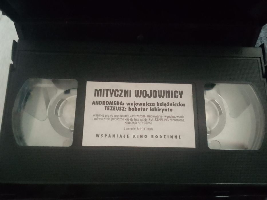 Kaseta VHS mityczni wojownicy