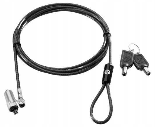 HP Keyed Cable Lock Linka Zabezpieczająca Blokada Antykradzieżowa