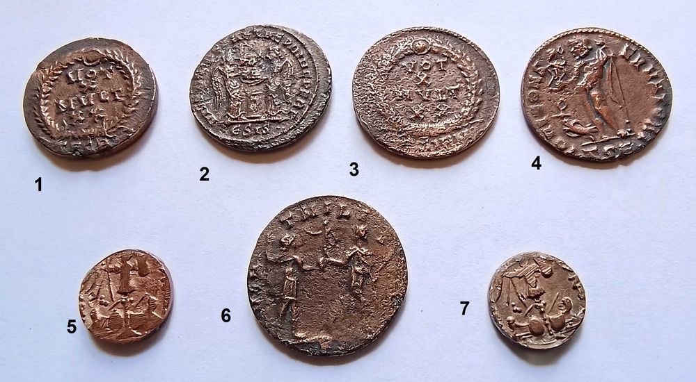 7 Moedas Romanas