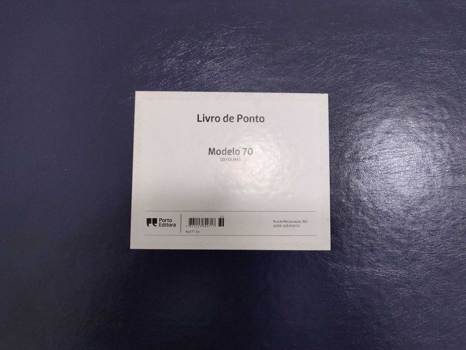 Livro de Ponto - Modelo 70 (NOVO)
