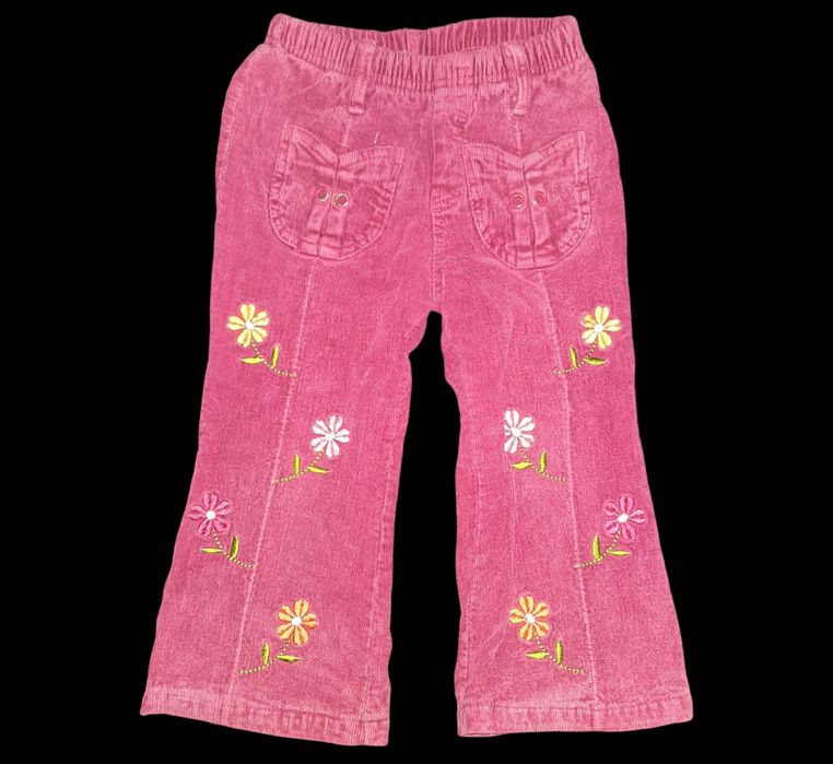 Теплющі вєльвєтові штани 92-104