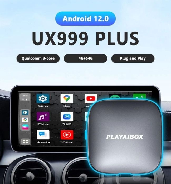 Módulos WiFi CarPlay e Android Auto