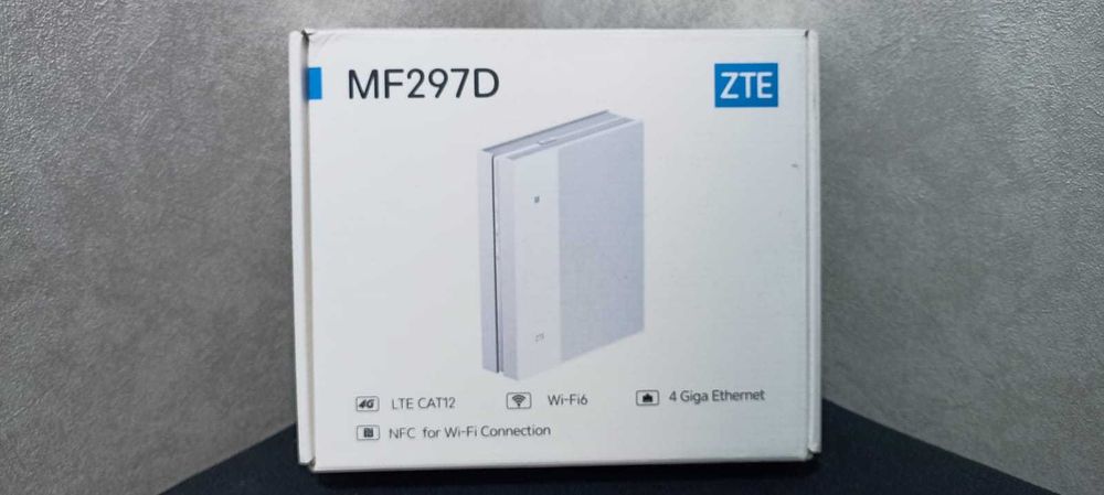 Стаціонарний 3G/4G WiFi роутер ZTE MF297D з технологією MiMo та Cat 12