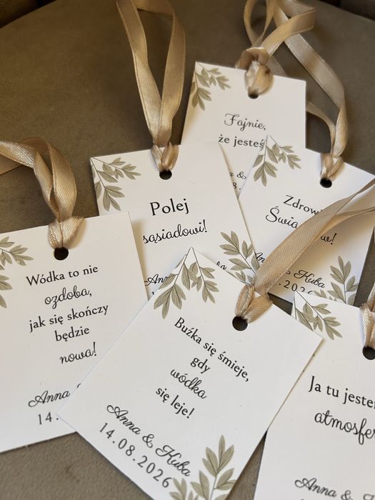 Zawieszki na alkohol 100szt