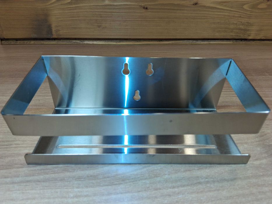 N071 Wysokiej Jakości Półka Łazienkowa Kuchenna Metalowa Stal Nierdzew