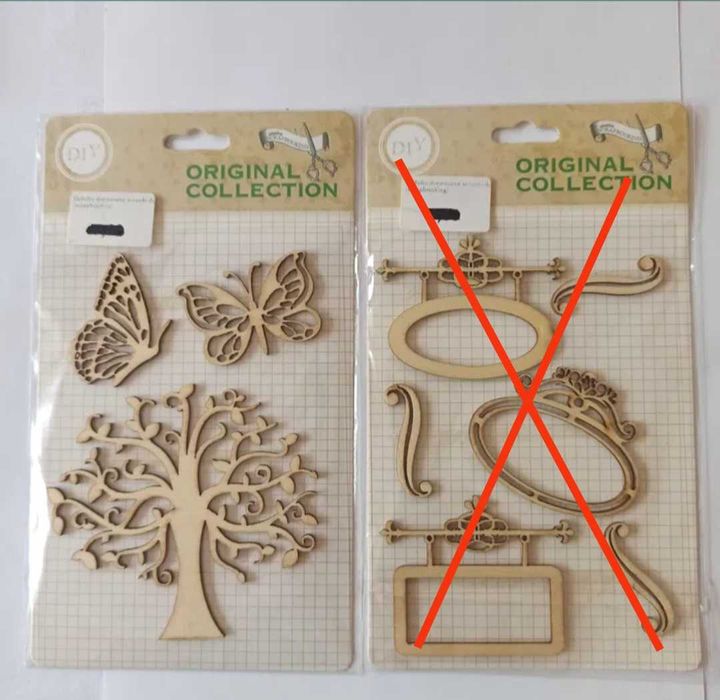 Ozdoby drewniane decoupage, drewno, ornament, scrapki drewno