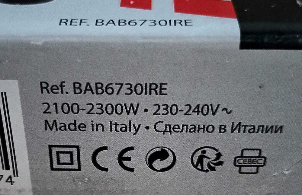 Фен с проблемой BaByliss PRO BAB6730IRE Prodigio Ionic