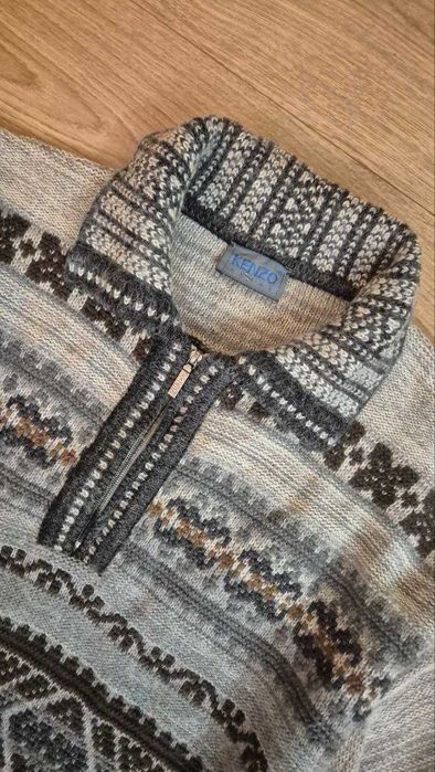 Светр з жакардовим візерунком від Kenzo, Німеччина, розм.2XL