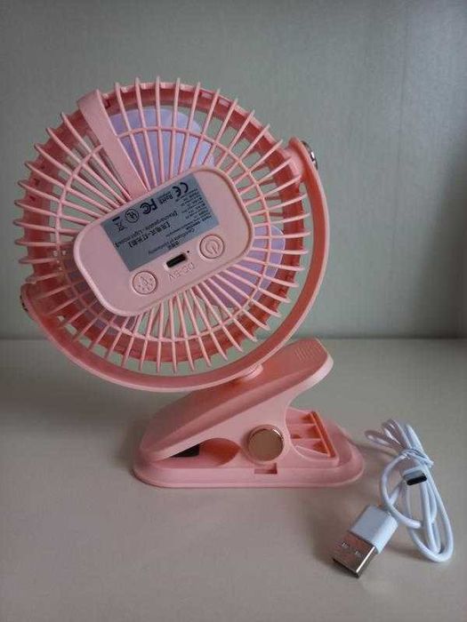 Портативный вентилятор на прищепке НОВЫЙ