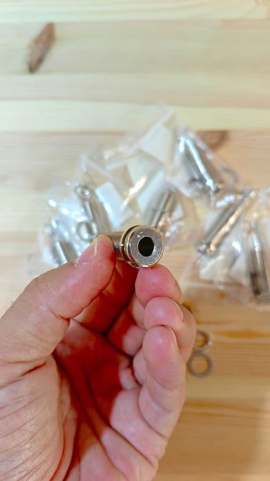 8 Jacks Fêmea Stereo 6,3 mm REAN NYS 221 - Novos