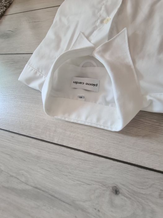 Koszula biała Pierre Cardin 41 krótki rękaw