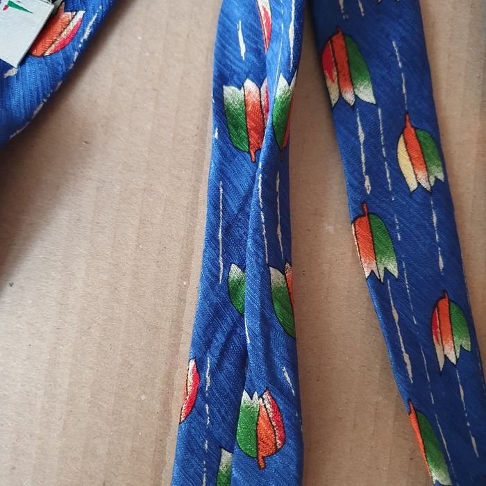 Krawat męski w kwiaty (k-5)OK