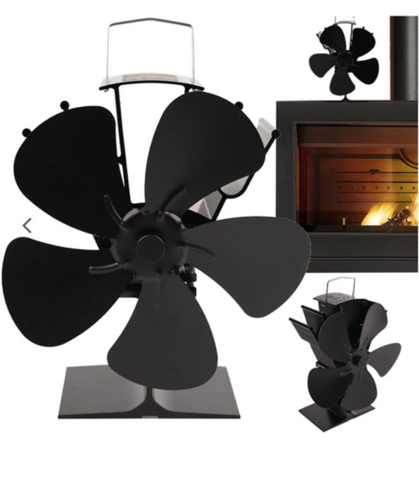 Wentylator kominkowy zasilany ciepłem 5 łopatek  nowy
