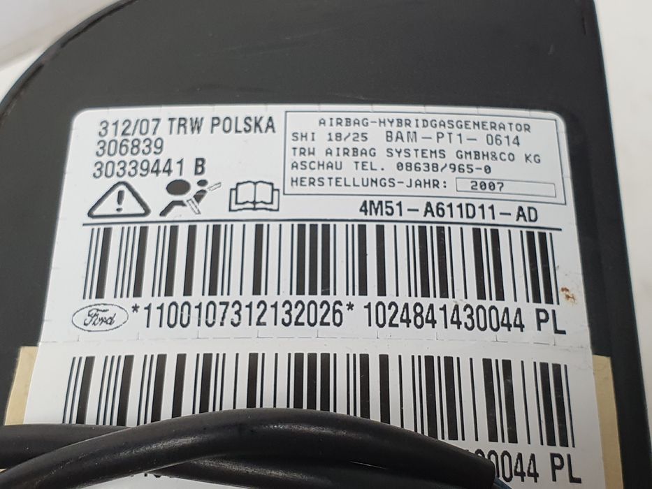 Airbag banco esquerdo FORD Focus II (DA_)